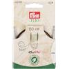 Prym 223992 - Corda e accessori in plastica naturale, girevole a 360°, 80 cm, corda intercambiabile per ferri circolari e uncinetti tunisini, marrone