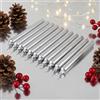 MIJOMA Set di candele per albero natalizio, candele natalizie, candele a piramide, candele per albero di Natale in cera per albero di Natale, feste di compleanno e torte, tempo di combustione lungo