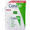 CeraVe Detergente Idratante Viso Pelle da Normale a Secca con acido ialuronico e ceramidi ricarica ecologica 473ml