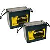 Universal Power Batteria di ricambio per Meyra Ortopedia Cityliner 415 Scooter 24V 2 x 12V 75Ah
