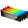 Kingston (TG. 64GB) Kingston FURY Renegade RGB 64GB 3200MT/s DDR4 CL16 DIMM (Kit da 4) 1G