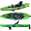TIMESPORT24.com Kayak monoposto divisibile a pedali con pinne BIG MAMA START S500 componibile verde