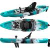 TIMESPORT24.com Kayak monoposto divisibile a pedali con pinne BIG MAMA START S500 componibile turchese