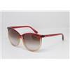 TOM FORD Josephine TF 296 68F 60 Transparent Red Pink w/Brown Gradient lenses