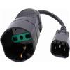 Mach Power Cavo di Alimentazione Convertitore IEC/SCHUKO
