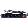 Vultech Scarpetta/Ciabatta Multipresa UPS con 5 prese Bipasso/Schuko