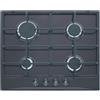 Glem Gas GT64AN piano cottura Antracite Da incasso 60 cm 4 Fornello(i)