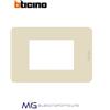 BTICINO JA4803TI Placca 3 moduli in tecnopolimero avorio - MatixGO