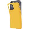 SBS Cover per iPhone 13 Mini Giallo Blonde Pantone 127 C, Custodia Morbida e Flessibile Antigraffio, Cover Sottile e Comoda da Tenere in Tasca, Custodia Compatibile con Ricarica Wireless