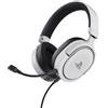 Trust GXT 498 Forta Auricolare Cablato A Padiglione Giocare Nero, Bianco