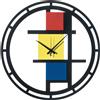 ARTI & MESTIERI Orologio Mondrian 50 50x50cm
