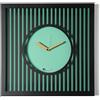 ARTI & MESTIERI Orologio da Parete Elegante Tiffany Grande Nero Verde Acqua 50x50cm