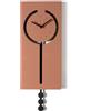 ARTI & MESTIERI Orologio a Pendolo Omega Mocha Mousse Nero 53x20cm