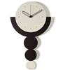 ARTI & MESTIERI Orologio a Pendolo Trilogy Avorio Nero Avorio 49,5x29cm