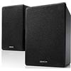 DENON SCN10BKEM Diffusori HiFi per Ascolto Stereo e Audio TV, 2 x 65W, Compatibili con Ricevitori e Amplificatori, Design Elegante, Nero