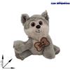 PELUCHE LUPO GRIGIO OCCHIONI BEST FRIEND 23 CM