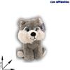 PELUCHE CANE LUPO OCCHIONI DIMENSIONE 20 CM