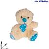 PELUCHE ORSO SOFT CON SCIARPA AZZURRA DIMENSIONE 23 CM