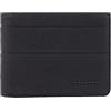 PIQUADRO, Men's wallet with coin pocket and RFID anti-fraud protection, NERO