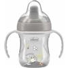 Chicco - Tazza Training Grigia 6M+ - Sistema Antigoccia Confezione 1 Pezzo