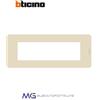 BTICINO JA4807TI Placca 7 moduli in tecnopolimero avorio - MatixGO