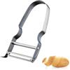 Westmark Pelaverdure/Pela-asparagi, Pelapatate a U, Verdura, Monopol Edition, Acciaio inox, 60913360