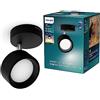 PHILIPS LED Lampada a Faretto Bracia, Luce Calda, 5.5W, 1 Punto Luce, Orientabile, Bianco