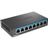D-Link DMS-108 Non gestito L2 2.5G Ethernet (100/1000/2500) Nero