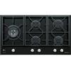 Glem Gas GV95TXBK piano cottura Nero Da incasso 90 cm 5 Fornello(i)