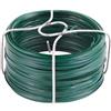 Alberts 854102 - Filo di legatura, rivestito in plastica verde, lunghezza 50 m, diametro filo 0,4 mm, set da 10 pezzi