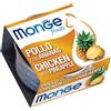 MONGE FRUITS POLLO CON ANANAS 80GR Prezzo x 6 unità