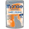 MONGE NATURAL BUSTE TONNO/SALMONE 80GR Prezzo x 6 unità
