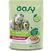 Oasy Umido Cani STRACCETTI MATURE E SENIOR TACCHINO E PISELLI 100 GR Prezzo x 22 unità