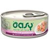 Oasy Umido Gatto POLLO CON GAMBERETTI Lattina 150 gr Prezzo x 6 unità
