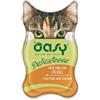 Oasy Umido Gatto DELICATESSE Paté con POLLO Vaschetta 85 gr Prezzo x 6 unità