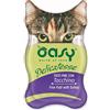 Oasy Umido Gatto DELICATESSE Paté con TACCHINO Vaschetta 85 gr Prezzo x 6 unità