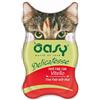 Oasy Umido Gatto DELICATESSE Paté con VITELLO Vaschetta 85 gr Prezzo x 18 unità