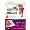 NATURAL TRAINER Trainer Natural Gatto Adult sterilizzato Tacchino BUSTA 85gr Prezzo x 12 unità
