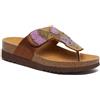 SCHOLL SHOES CALZATURA TANISHA SATIN+BEADS BIS W BROWN 37