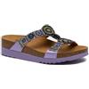 Scholl CALZATURA NEW BOGOTA' WEDGE SATIN+BEADS W LILAC 39