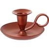 NKlaus candeliere a mano classico in ottone placcato oro rosa altezza: 5cm per candele fino a Ø2cm portacandele 10985