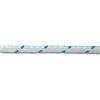 Trem Cima ancora trecciata poliestere bianco filo blu d. mm 6 dan 600 200 mt T10