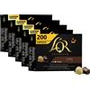 L'or Caffè Miscela ESPRESSO FORZA - Capsule in Alluminio Compatibili Nespresso - L'Or Caffè 200 Capsule