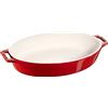 Staub Ceramique Pirofila ovale - 29 cm, ciliegia