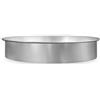 Sicignano Casalinghi Ingrosso Casalinghi Stampo Tortiera Professionale per Cottura, 15x7.5h cm, Rotonda, Alluminio Anodizzato | Senza Punti di Saldatura | Ideale per Torte di Compleanno Piccole e Decorazioni Eleganti