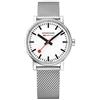 Mondaine Orologio Analogico Classico Quarzo Unisex con Cinturino in Acciaio Inox MSE.35110.SM