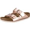 Birkenstock Arizona Kids, Birko Flor, PIANELLE, Marrone (Electric Metallic Copper Electric Metallic Copper), 33 EU