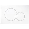 GEBERIT serie 115.770.11.5 Placca bianca per cassetta incasso Sigma 01