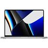 Apple 2021 MacBook Pro (14, Chip Apple M1 Pro con CPU 10-core e GPU 16‑core, 16GB RAM, 1TB SSD) - Argento