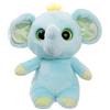 Aurora World The Elephant Aurora,YooHoo, Eden l'elefante, 22cm, 61291, Blu, Peluche, Colore Blue